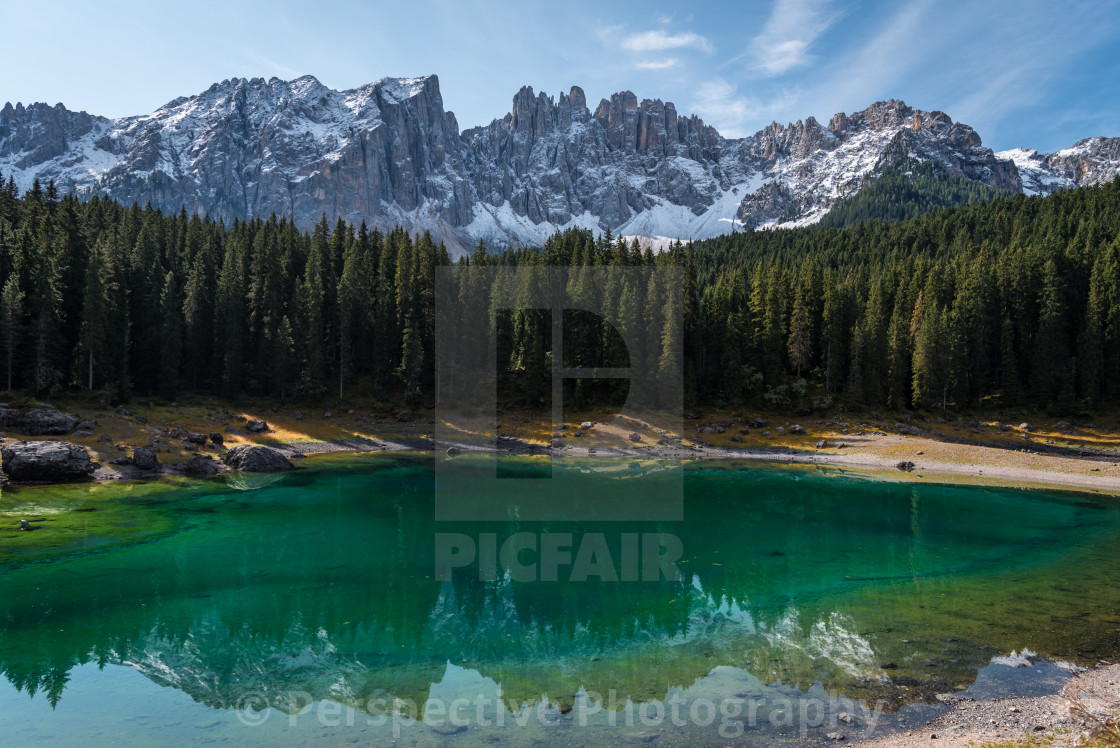 "Lago di Carezza" stock image