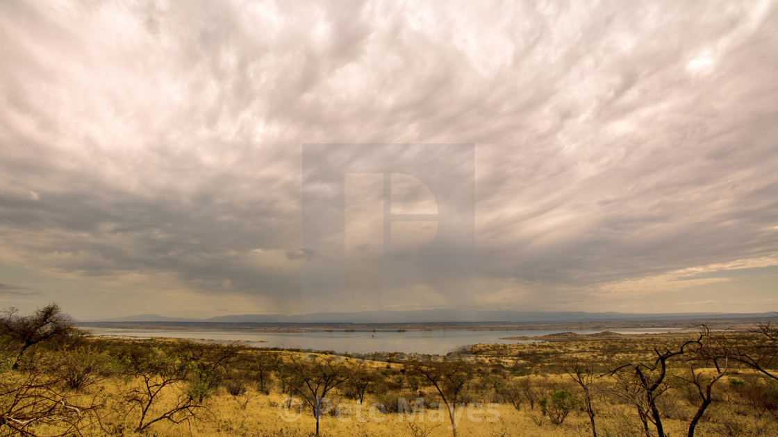 "Lake Magadi landscape" by Pete Mayes - $30.88 "Lake Magadi landscape" stock image
