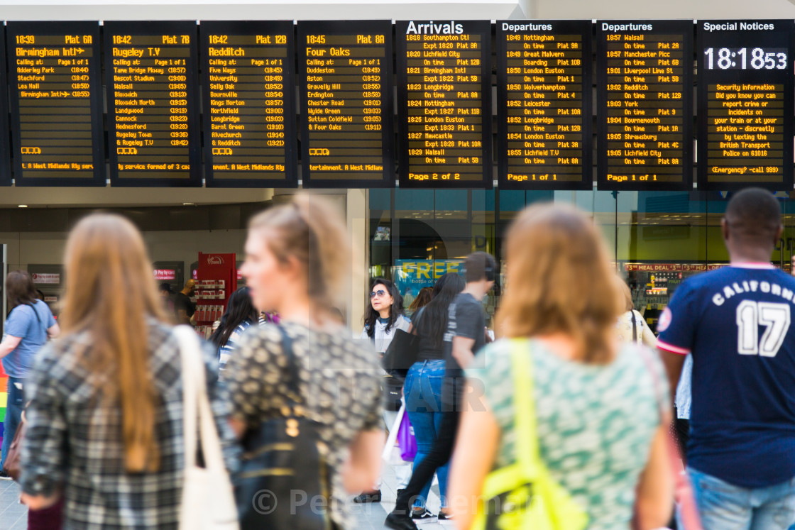 Rail Travel Board With Commuters Uk License Download Or Print