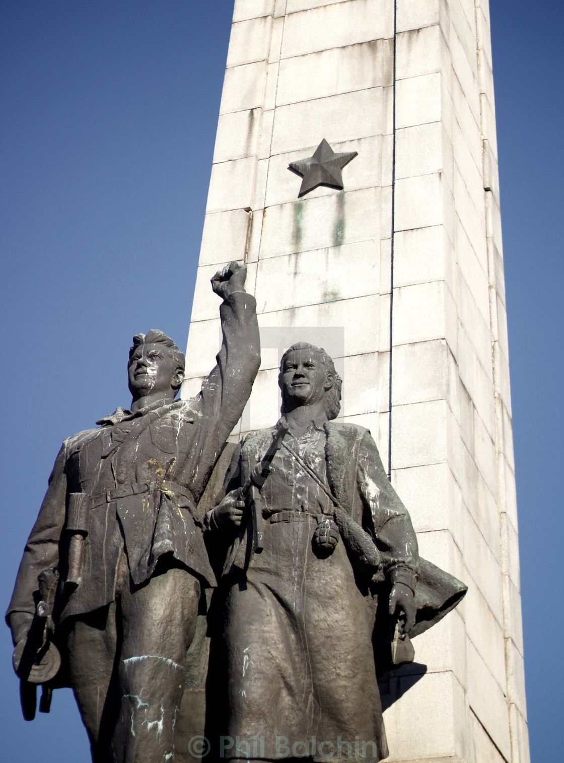 "Communist Statue" stock image