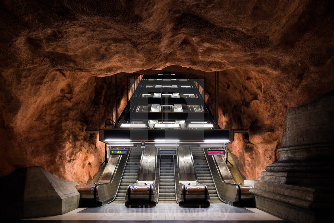 "Stockholms Tunnelbana - Rådhuset" by Philip Mowbray - $12.31 "Stockholms Tunnelbana - Rådhuset" stock image