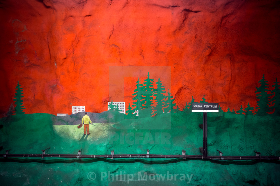 "Stockholms Tunnelbana - Solna Centrum" by Philip Mowbray - $12.31 "Stockholms Tunnelbana - Solna Centrum" stock image