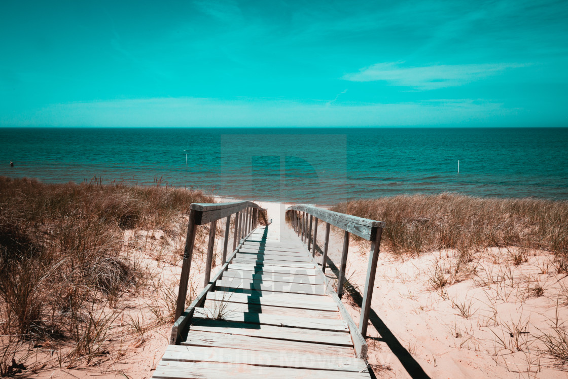 "Looking over the dunes towards Lake Michigan from Saugatuck Beach, MI" by Philip Mowbray - $12.31 "Looking over the dunes towards Lake Michigan from Saugatuck Beach, MI" stock image