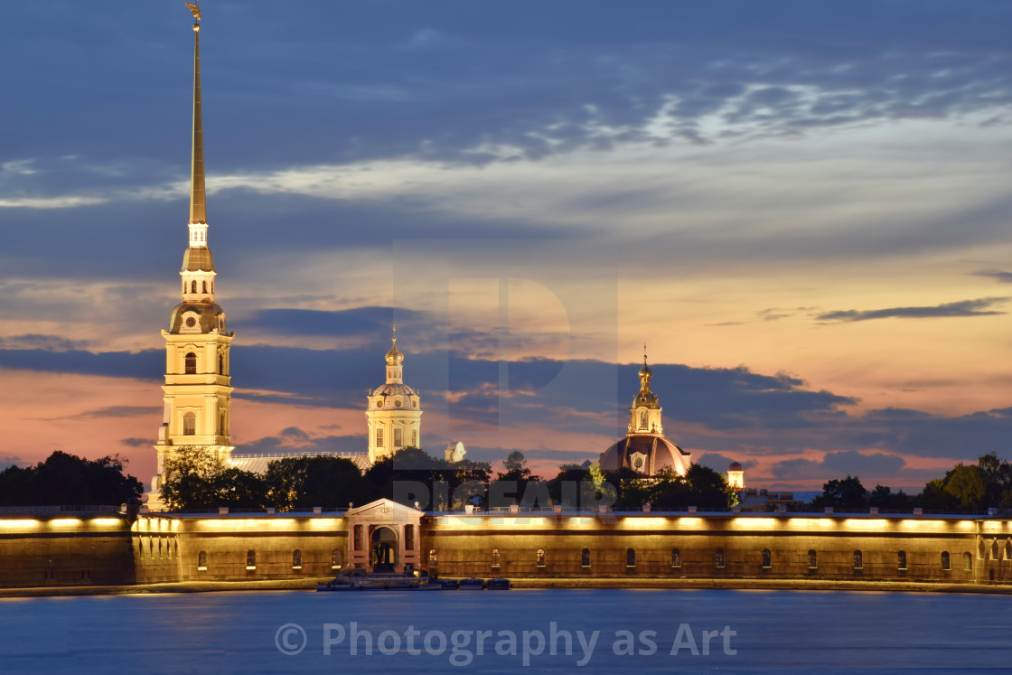 "Peter and Paul Fortress" by Photography as Art - $23.21 "Peter and Paul Fortress" stock image