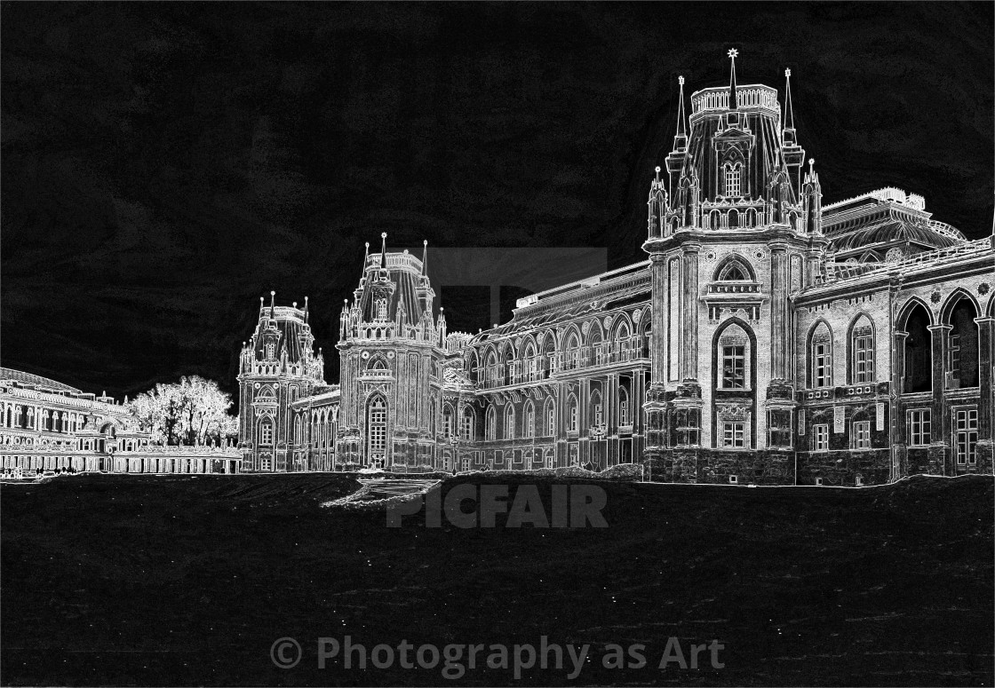 "Tsaritsyno Palace in Moscow" by Photography as Art - $20.37 "Tsaritsyno Palace in Moscow" stock image