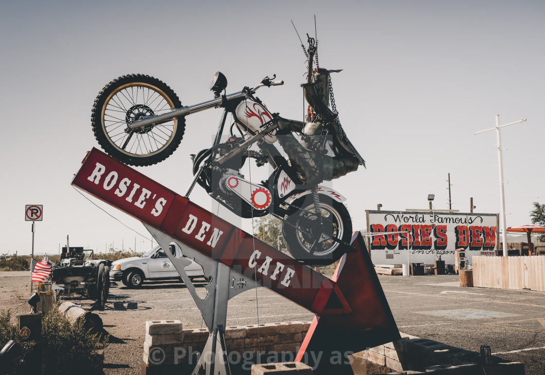"Rosie's Den Cafe" by Photography as Art - $18.52 "Rosie's Den Cafe" stock image