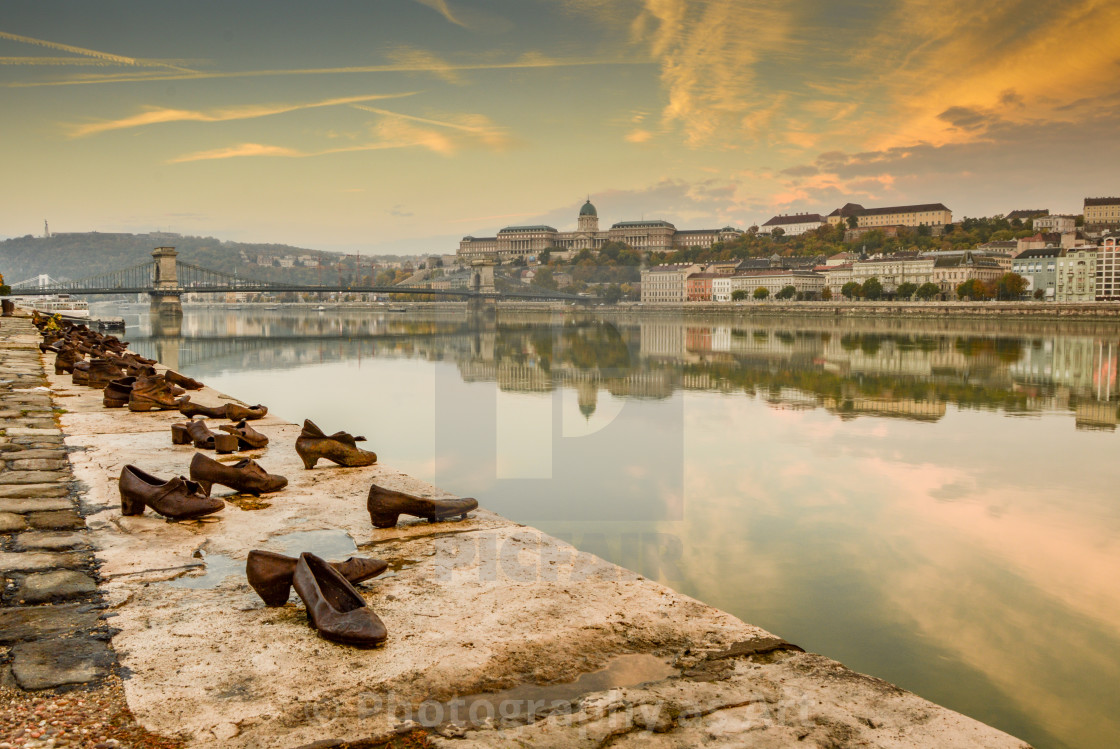 "Shoe Memorial Cityscape" by Photography as Art - $12.59 "Shoe Memorial Cityscape" stock image