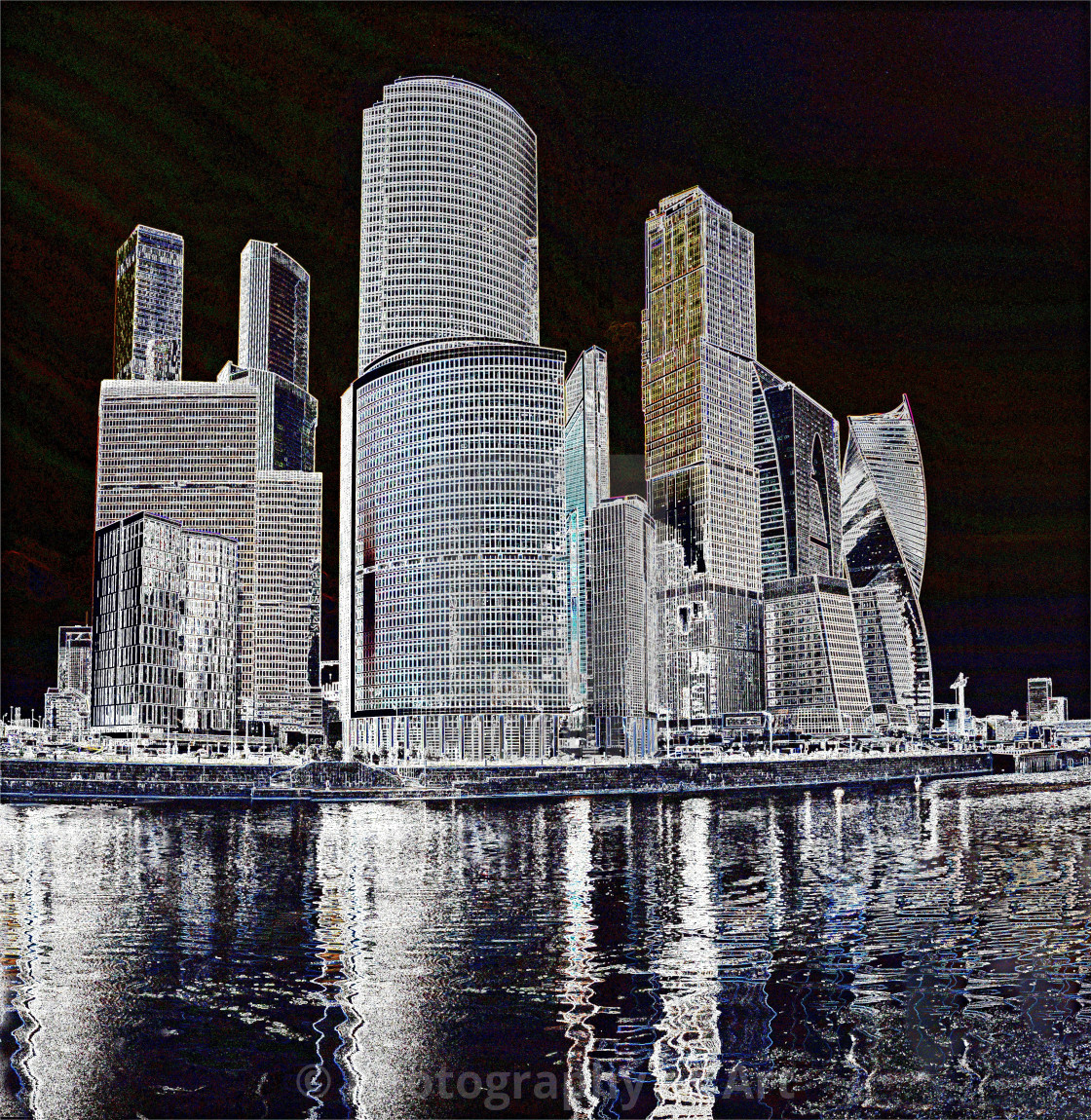 "Moscow City" by Photography as Art - $22.84 "Moscow City" stock image