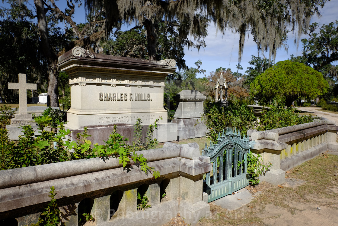 "Historic Bonaventure Cemetery in Savannah, Georgia, USA." by Photography as Art - $15.43 "Historic Bonaventure Cemetery in Savannah, Georgia, USA." stock image