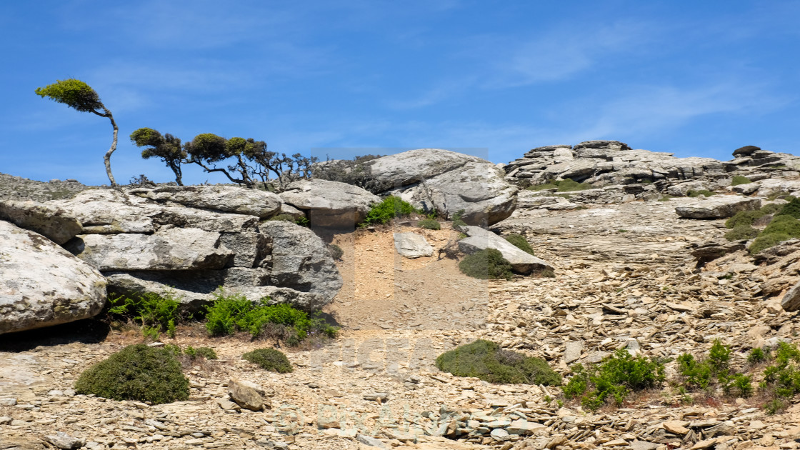 "Ikaria Rocks 2" stock image