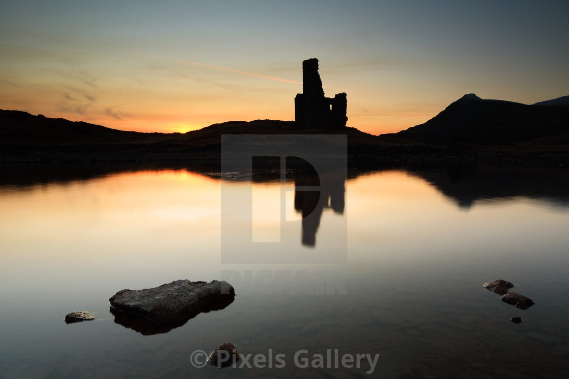 "Ardvreck Castle Sunset" by Pixels Gallery - £49.60 "Ardvreck Castle Sunset" stock image