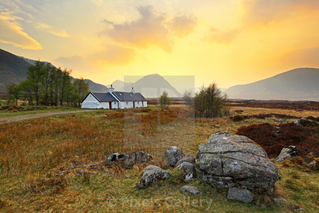 "Glencoe Sunset" by Pixels Gallery - £49.60 "Glencoe Sunset" stock image