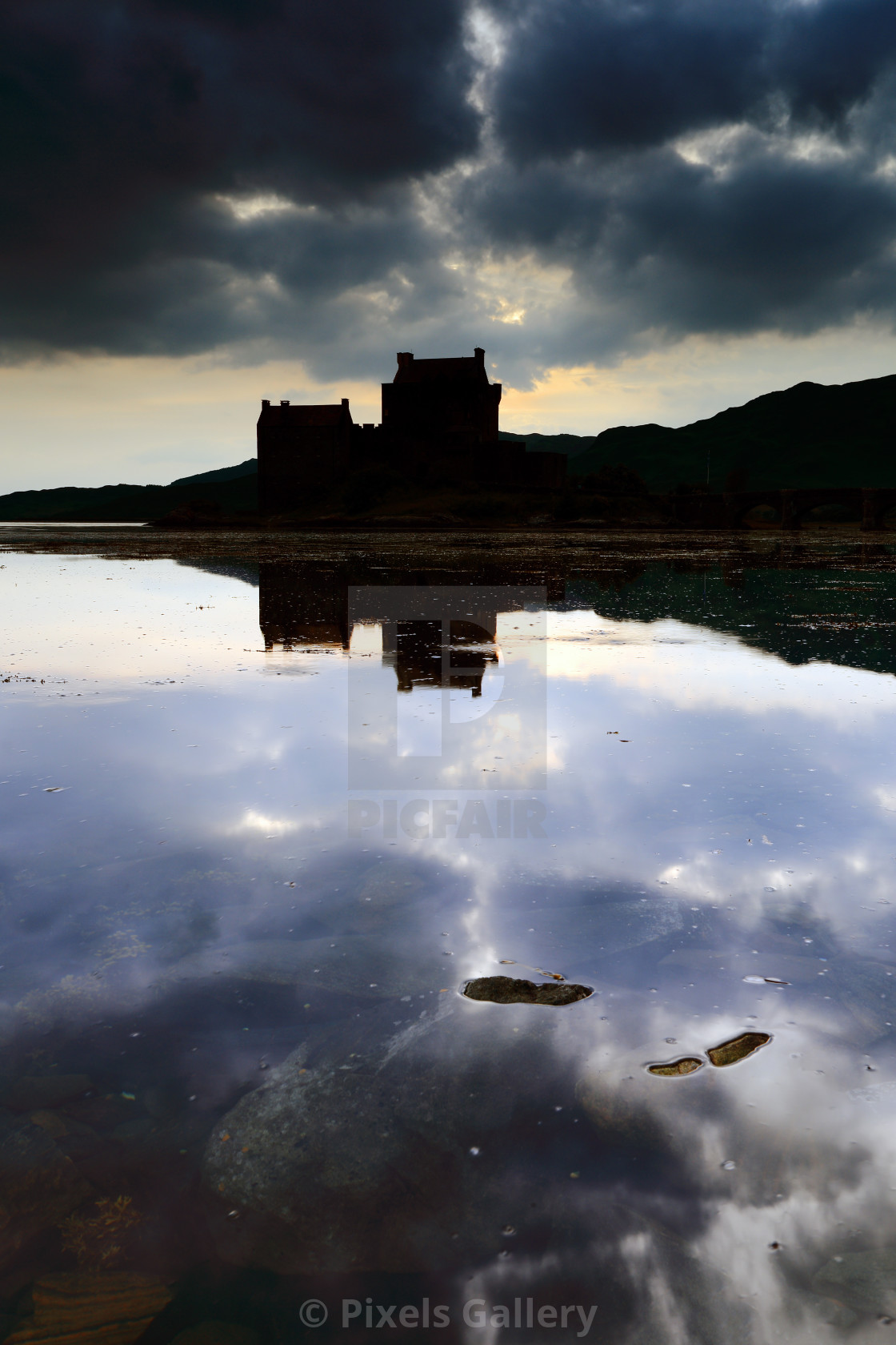 "Eilean Donan Castle" by Pixels Gallery - £49.60 "Eilean Donan Castle" stock image