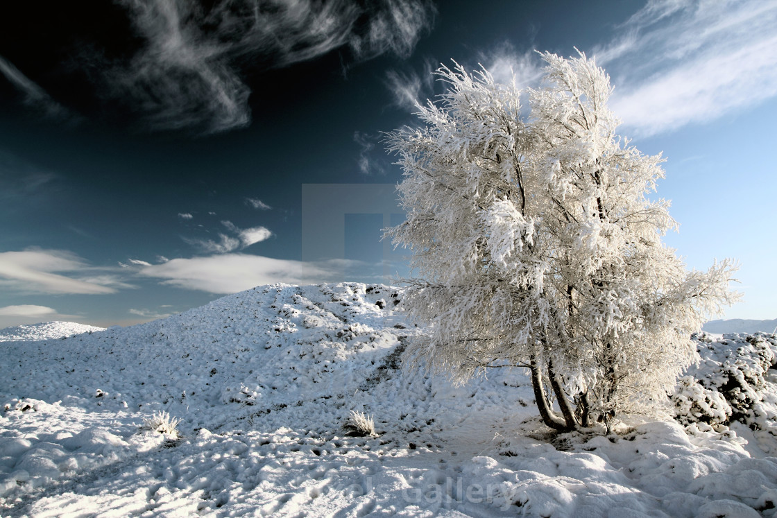 "Glencoe winter" stock image