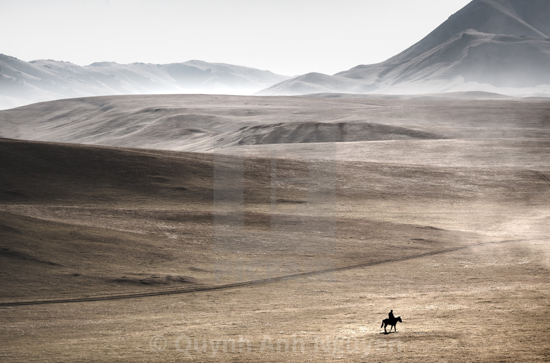 "Land of the nomad" by Quynh Anh Nguyen - £37.20 "Land of the nomad" stock image