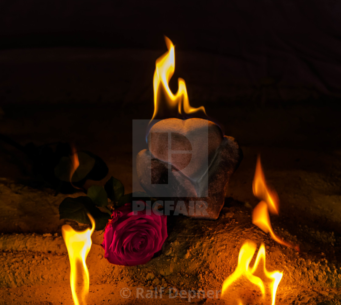 Herz In Flammen License Download Or Print For 2 48 Photos Picfair