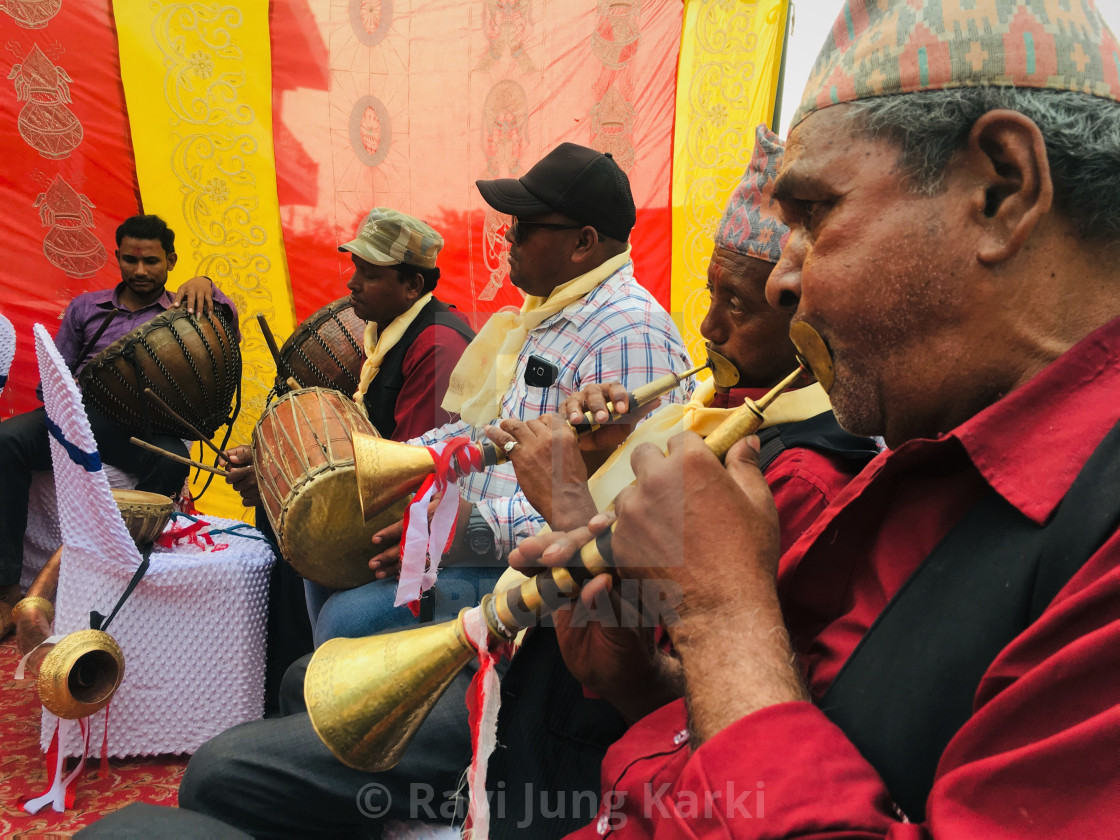 Traditional Musical Instruments In Panche Baja And Naumati Baja License Download Or Print For 12 40 Photos Picfair