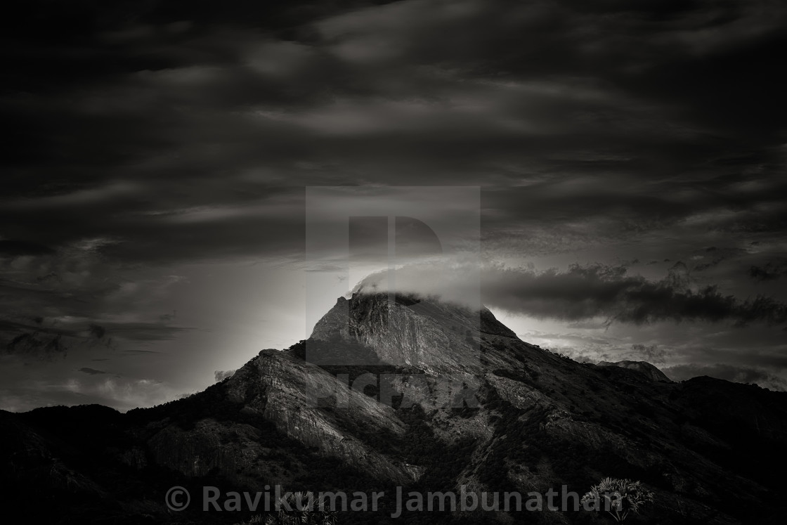 "Western Ghats - Study 1" stock image