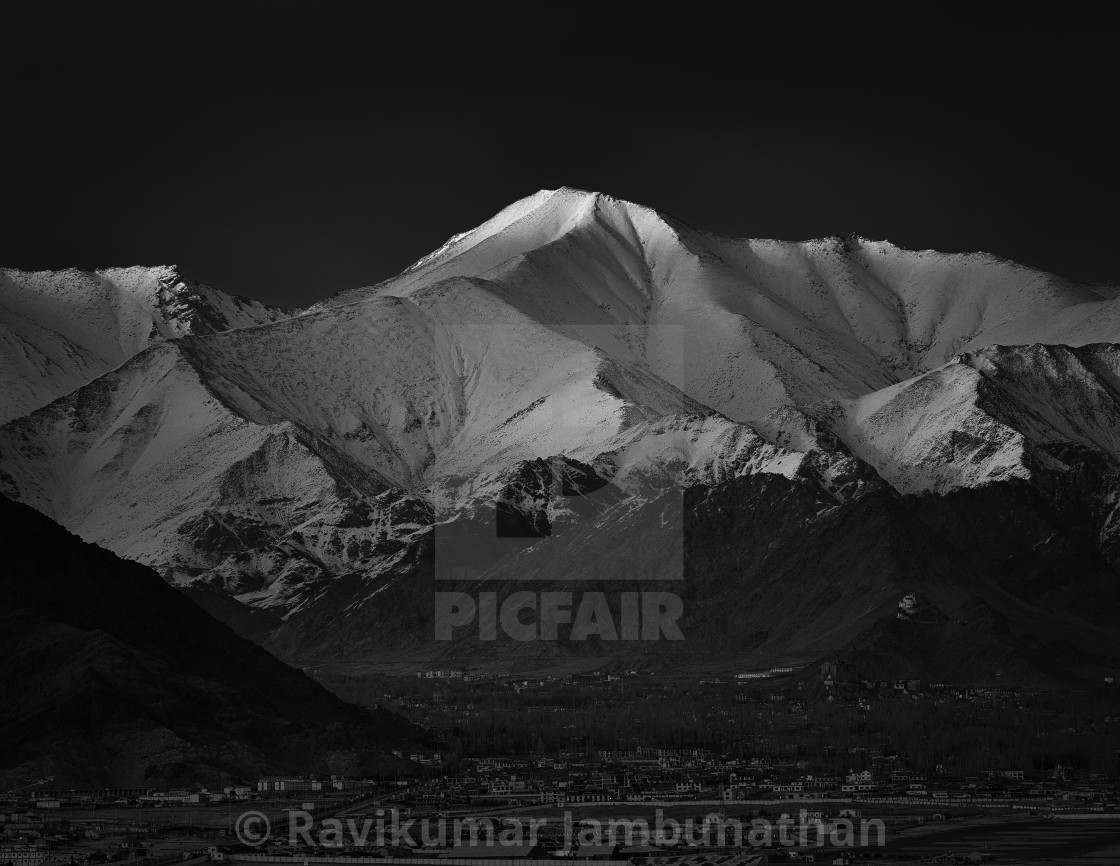 "The Grand Himalayan Landscape - 9" by Ravikumar Jambunathan - $31.08 "The Grand Himalayan Landscape - 9" stock image