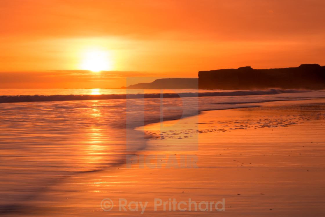 "South Shields Beach" stock image