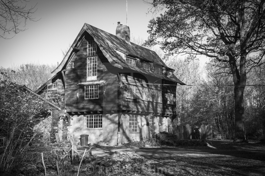 "The house in the woods" stock image