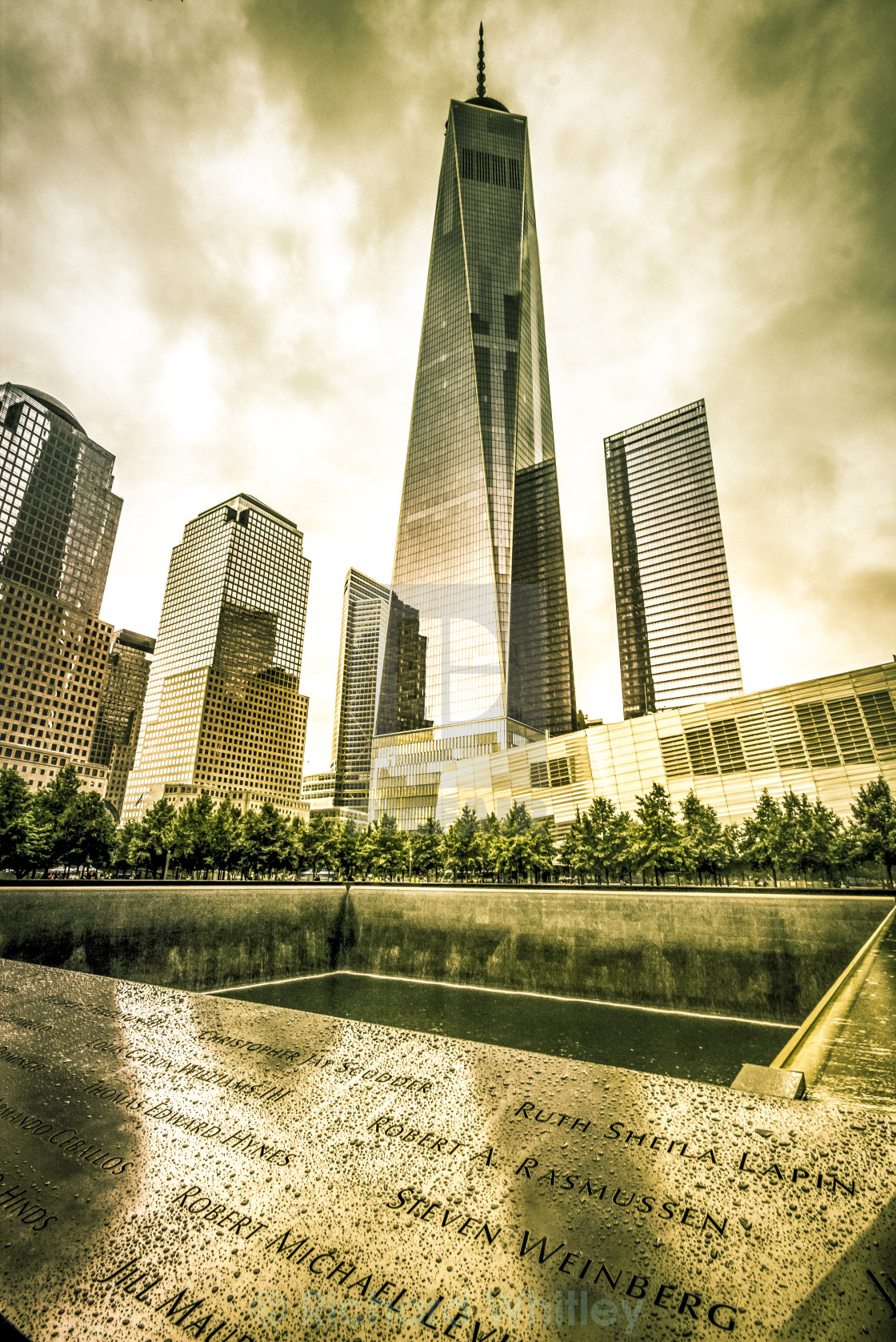 "9/11 Memorial" stock image