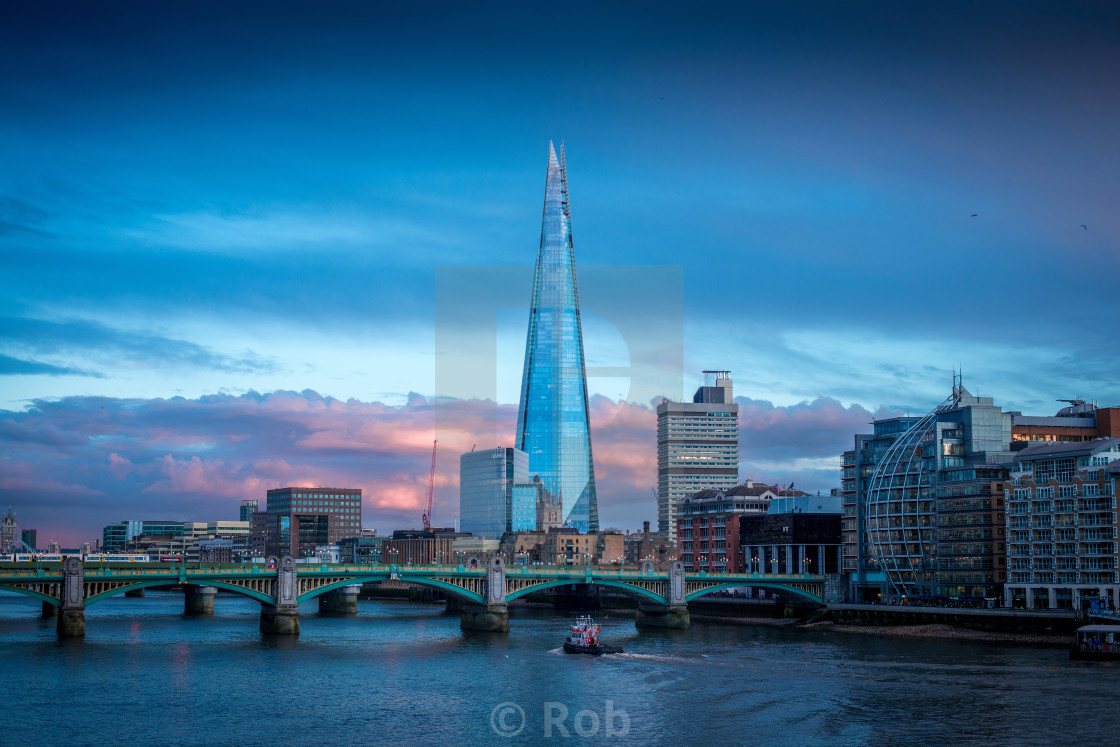 "The Shard, London, UK" stock image