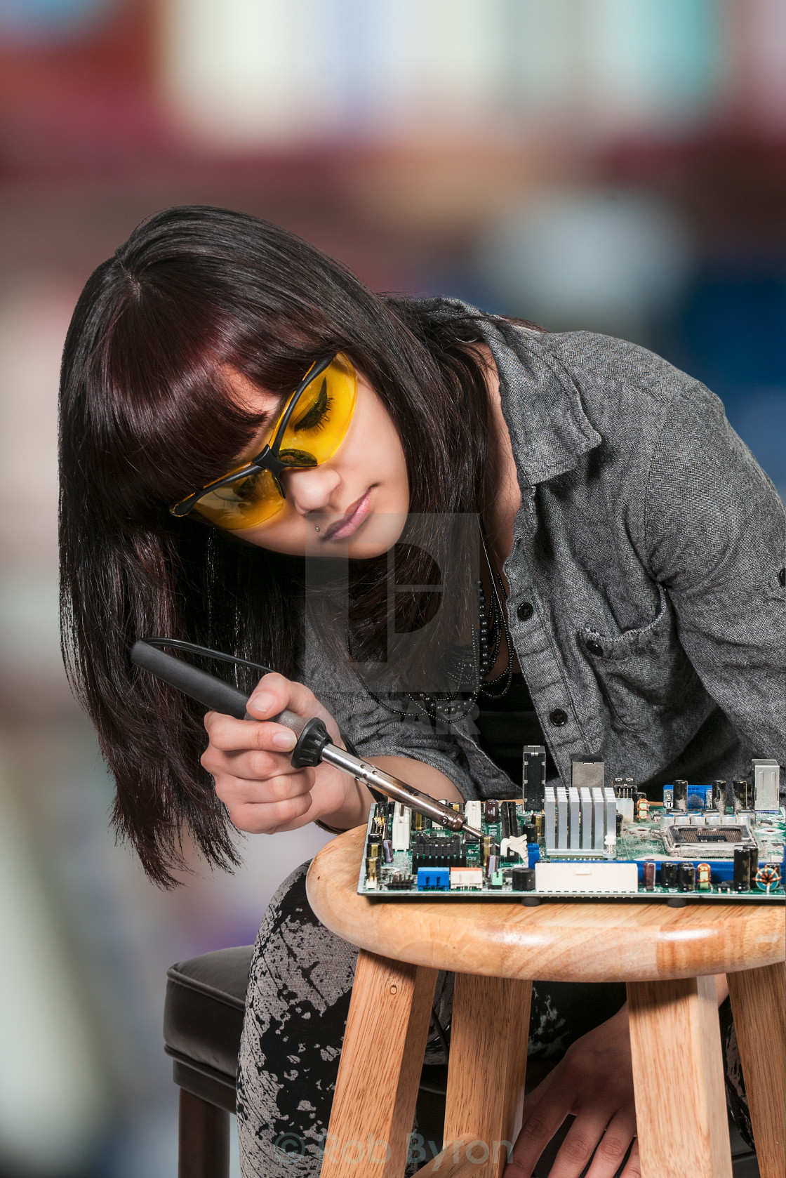 Woman Soldering License Download Or Print For 12 40 Photos Picfair