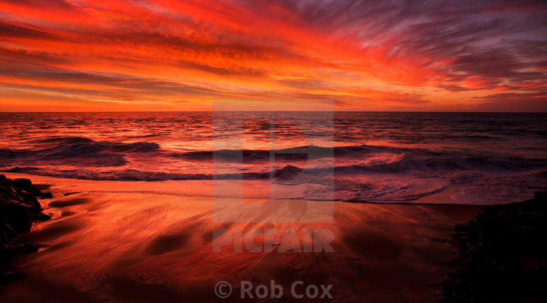 "Back Beach: Bunbury, Western Australia" stock image