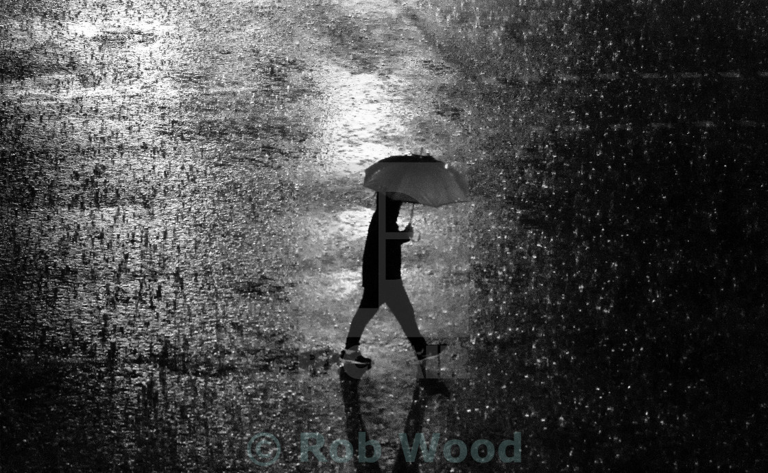 "Rain In Spain" stock image