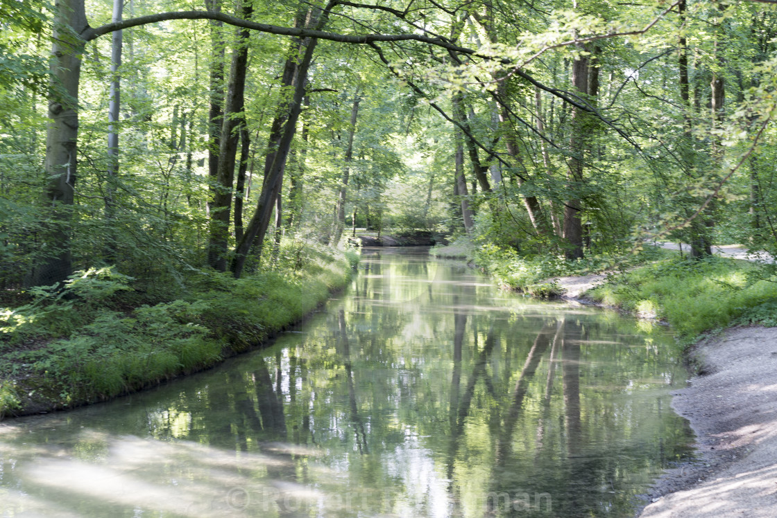 "English Garden Park" stock image