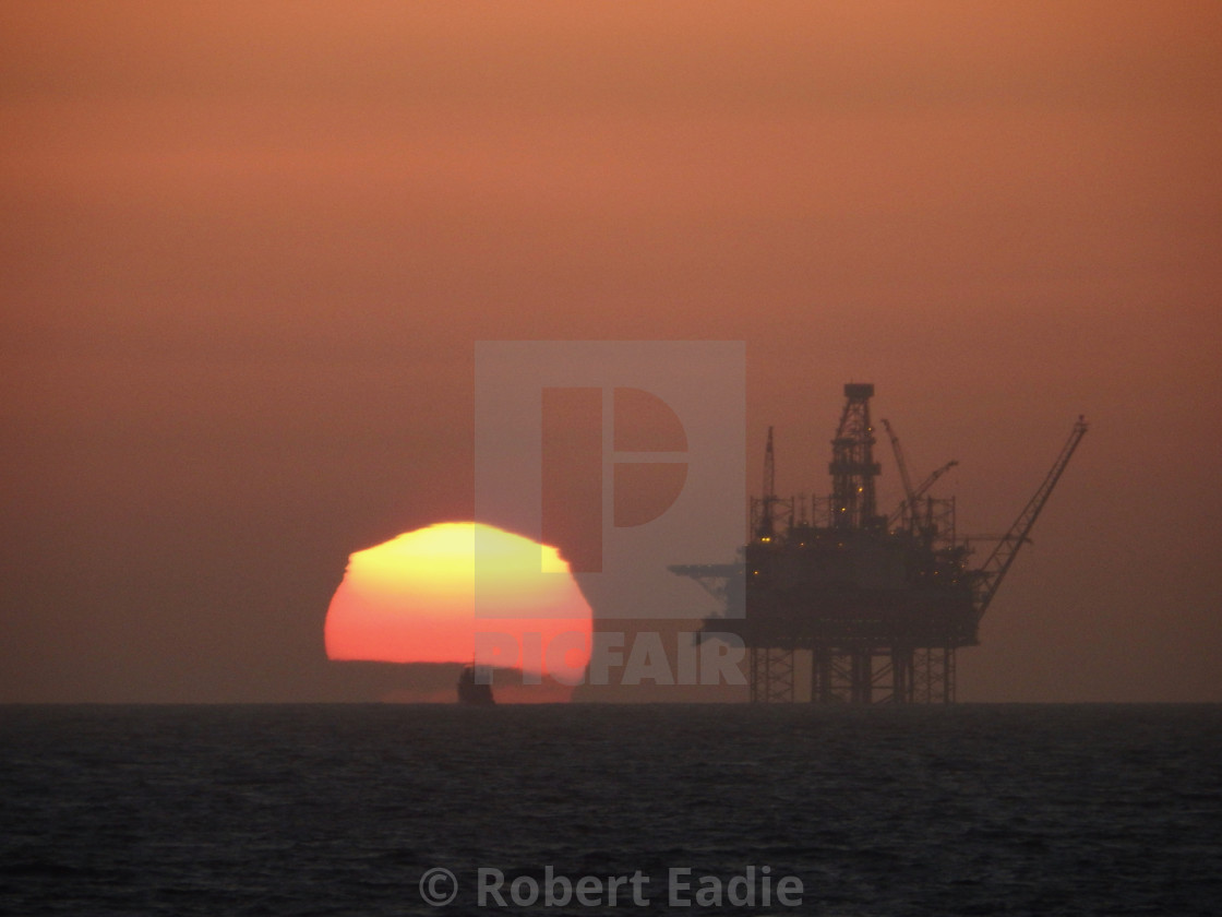 Midsummer Sunset North Sea License Download Or Print