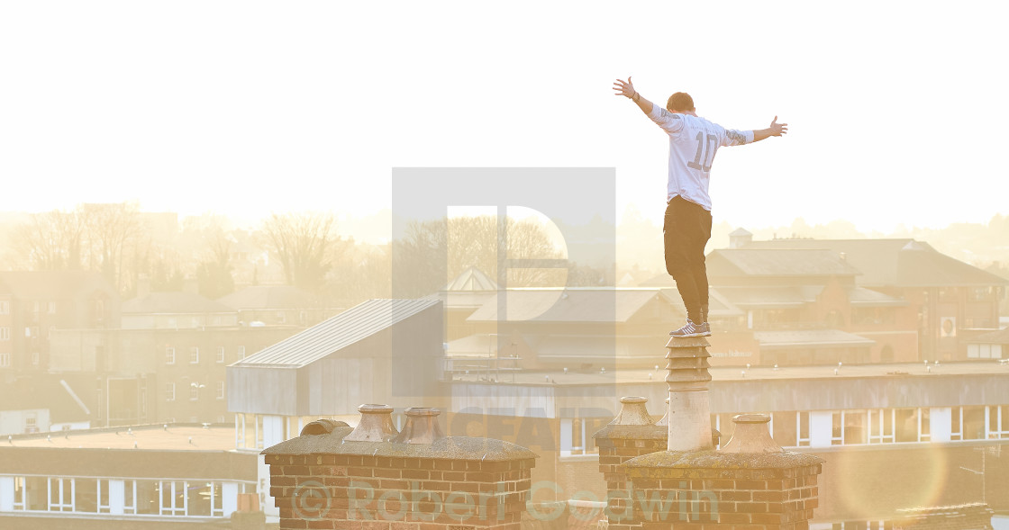 "Chimney Balance" stock image