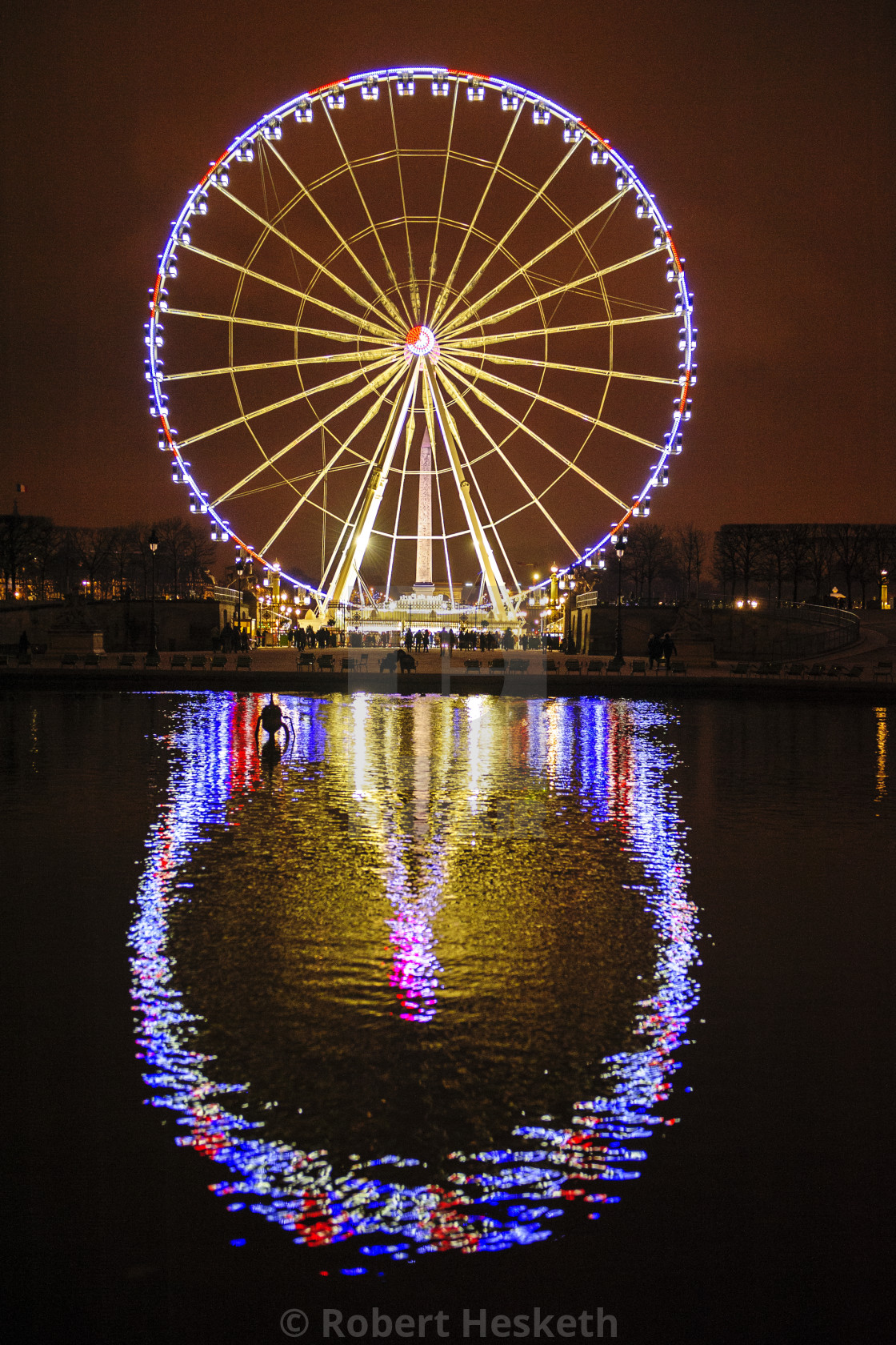 La Grande Roue Paris At Night License Download Or Print For 12 40 Photos Picfair