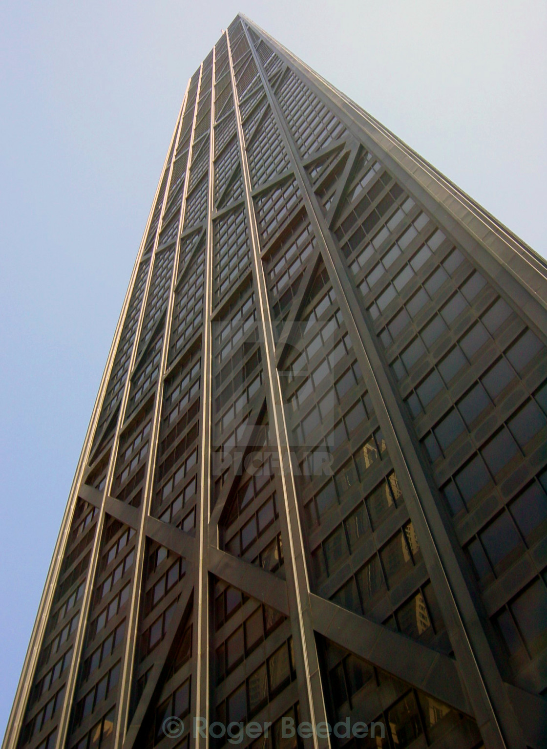"John Hancock Tower Chicago" by Roger Beeden - $6.93 "John Hancock Tower Chicago" stock image