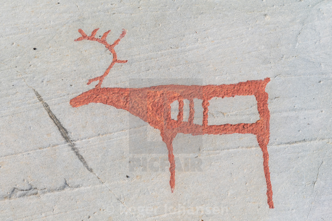 "Rock carvings" stock image