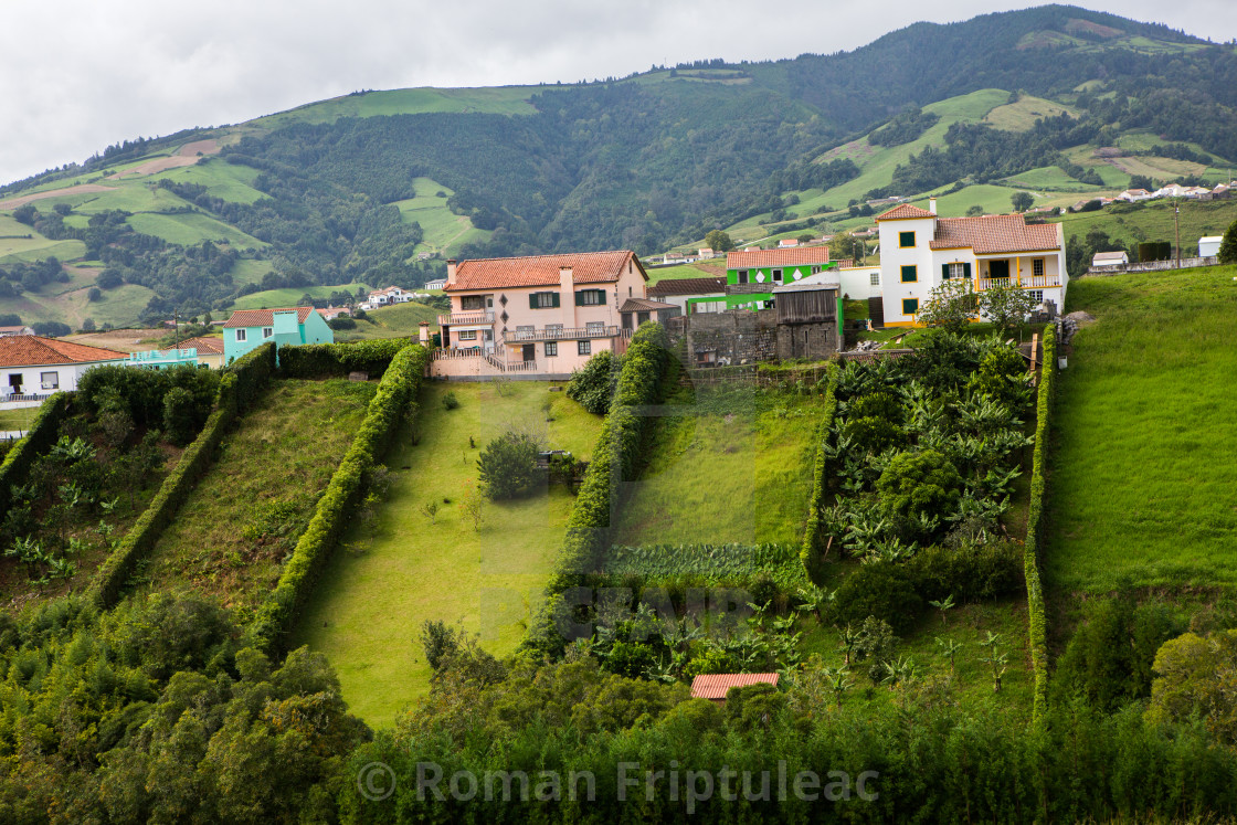 Thriller perforere rørledning Beautiful landscape sceneries in Azores Portugal. Tropical nature in Sao  Miguel Island, Azores. - License, download or print for £12.40 | Photos |  Picfair