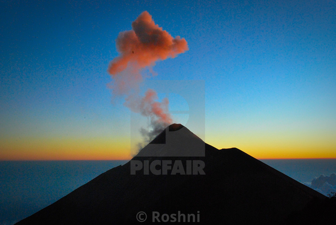 "Volcan Fuego guatemala" stock image