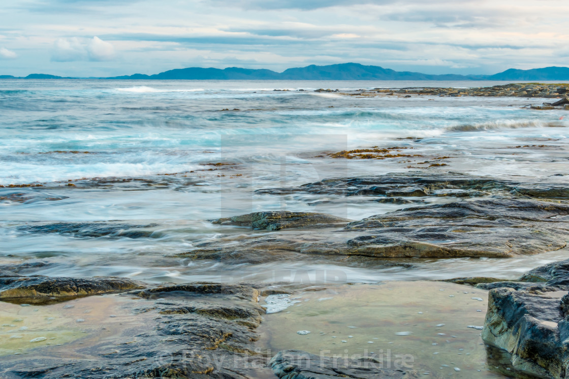 "The arctic shore" stock image