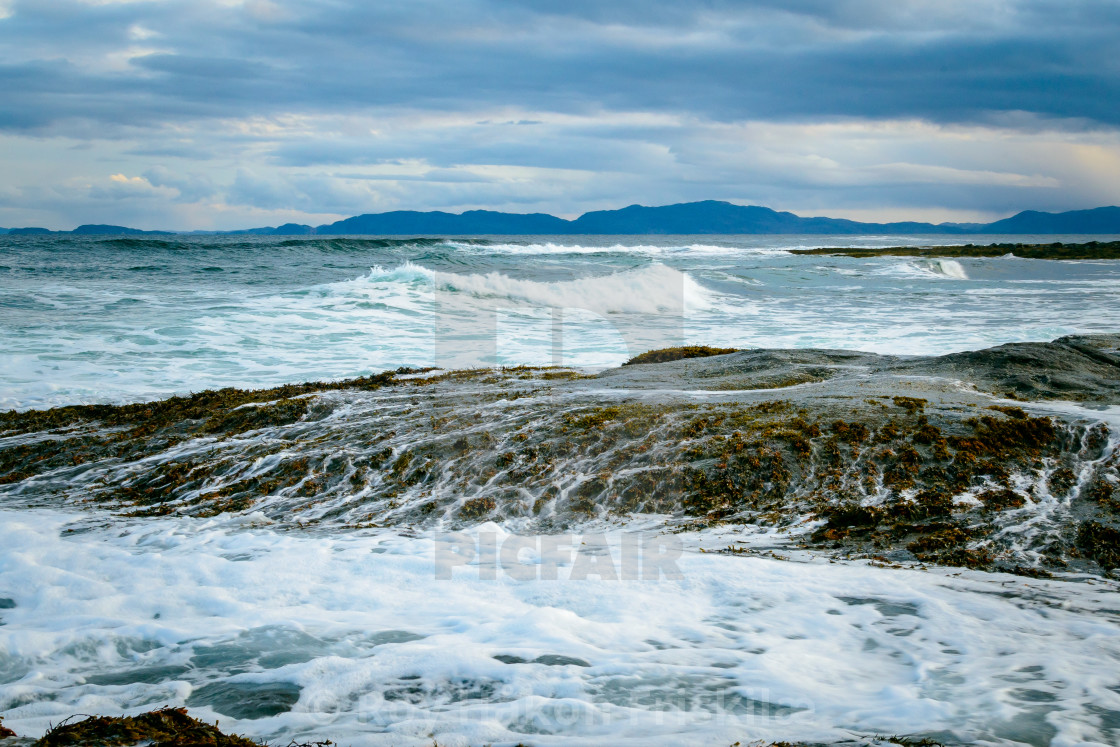 "The sound of rough sea" stock image