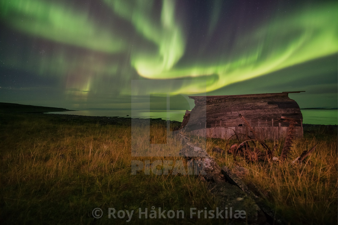 "Ved Krampenes i Nord-Varanger" stock image