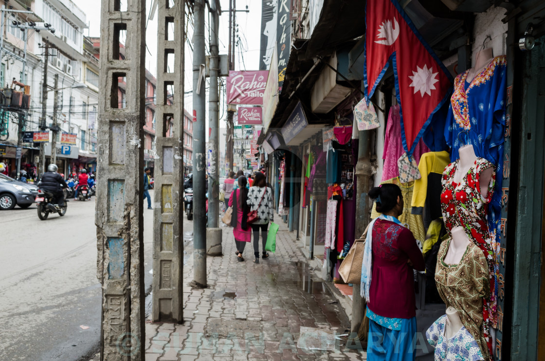 "Nepal Flag" stock image