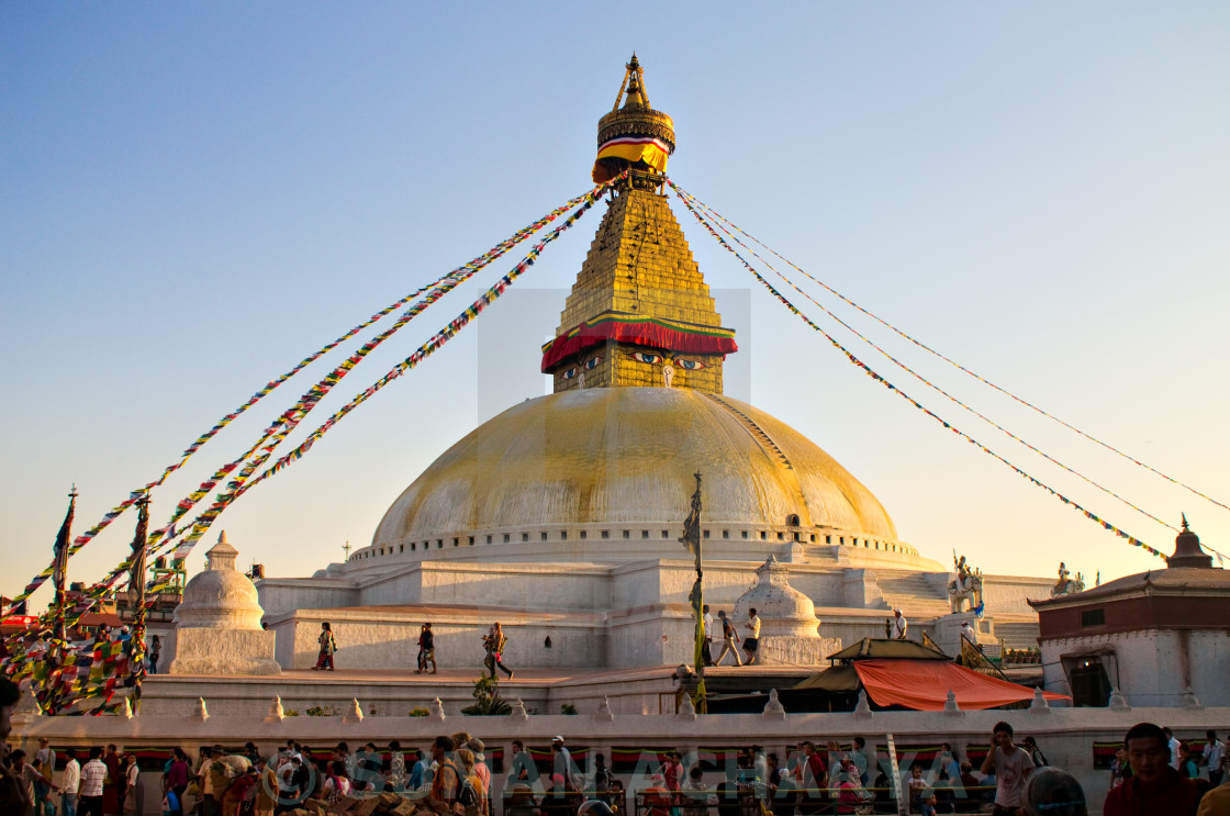 "Bouda, Kathmandu" stock image