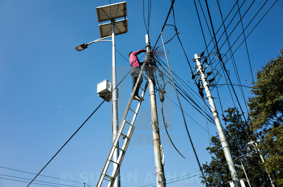 "The Technician" stock image