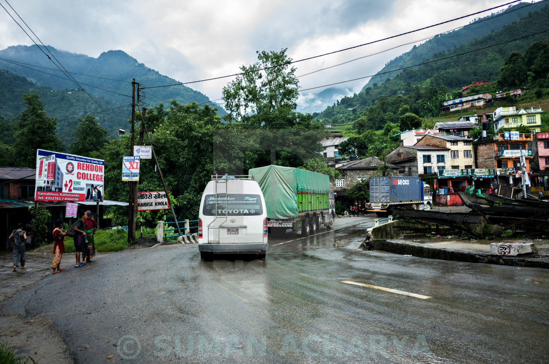 "Naubise Bazar" stock image