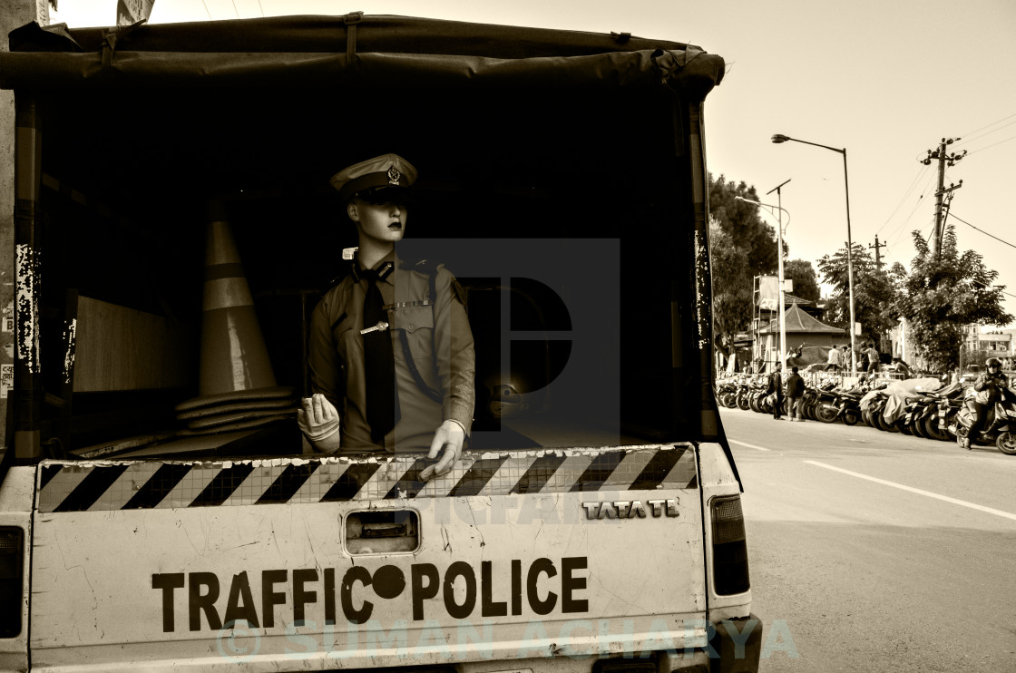 "Traffic Police" stock image