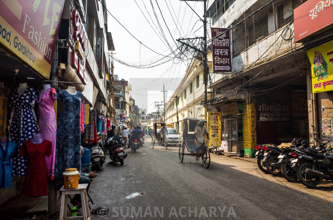 "Gorakhpur Street" stock image