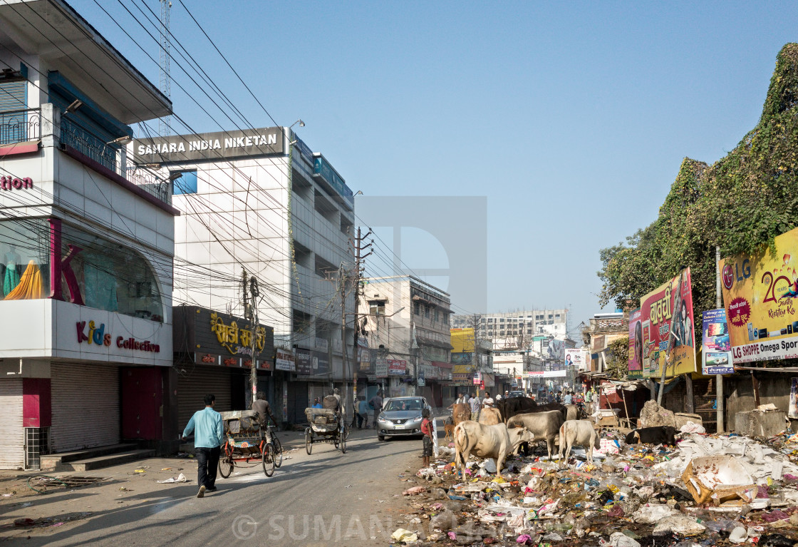 "Gorakhpur Street" stock image