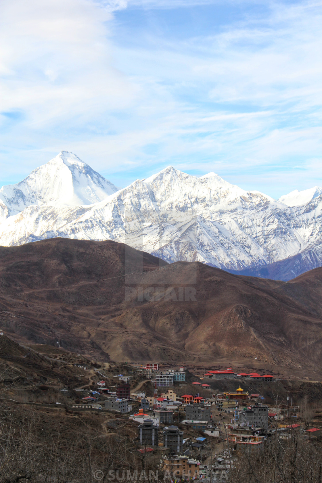 "Ranipauwa village, Mustang" stock image