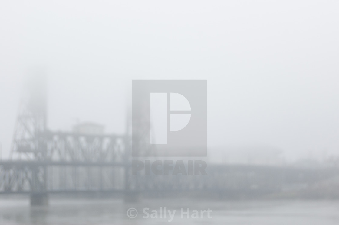 "Willamette River, Portland" stock image